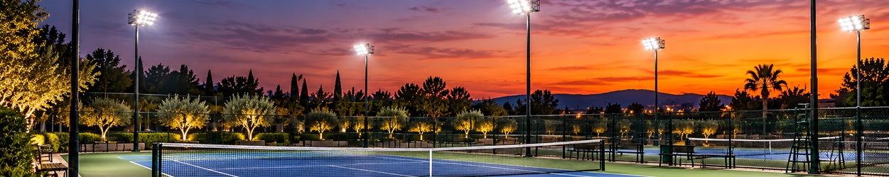 LED Tenniskentän Valaistus