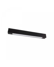 LED Valaisin 60cm Musta G13 T8 LED-putkelle IP20