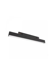 Pitkänomainen LED-kiskovalaisin 8W CCT 48V 304 mm musta