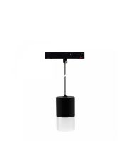 LED-riippuvalaisin kiskoon 7W K2700 48V Ø55 mm musta