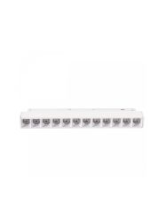 LED-ruudukkovalaisin kiskoon 12W K4000 48V 220 mm Valkoinen
