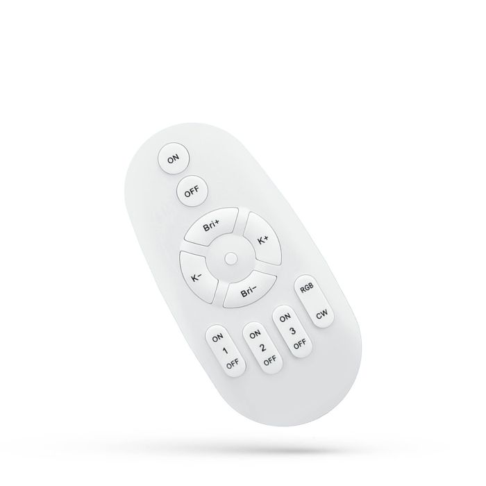 Älykäs kaukosäädin RGB+CCT himmennettävä Easy Smart – 4 ryhmää – 110×22×53 mm – kuva 2