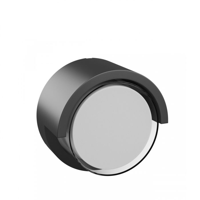 LED-ulkoseinävalaisin pyöreä 10W CCT IP65 musta – kuva 2