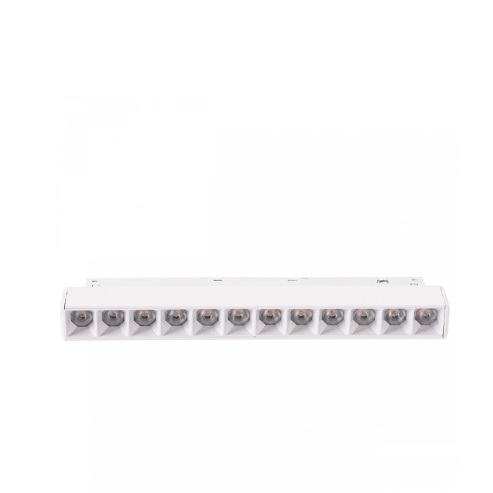 LED-ruudukkovalaisin kiskoon 12W K2700 48V 220 mm Valkoinen