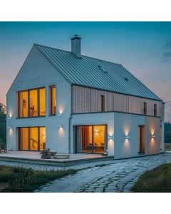LED-julkisivuvalaisin ylös ja alas 15W CCT IP65 musta