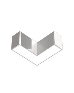 LED-kulmaliitin 90° valolinjaan | 6W | CCT Säädettävä | Valkoinen