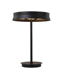 LED-pöytävalaisin Ø33 cm | 24W | 2400 lumenia | CRI90 | CCT 2700K-4000K | Musta