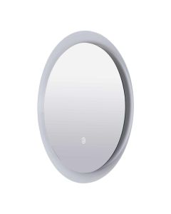 Pyöreä LED-peili valaistuksella Ø60 cm | 20W | 2000 lumenia | CRI90 | CCT 2700K-4000K | Valkoinen