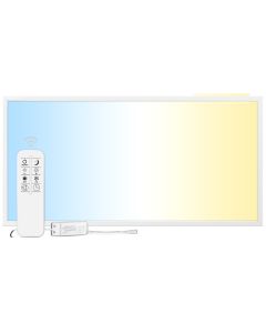 LED-paneeli 120x60 cm | 60W | CCT Himmennettävä | 3000K-6000K | CRI90 | Kaukosäädin