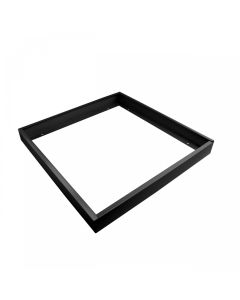 Pinta-asennettava LED-paneeli 60x60 cm musta