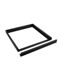 Pinta-asennettava LED-paneeli 60x60 cm musta