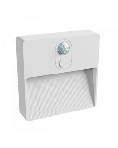 LED-yövalo Lumina Pop RGBW liiketunnistimella USB-C – Valkoinen – 2 kpl