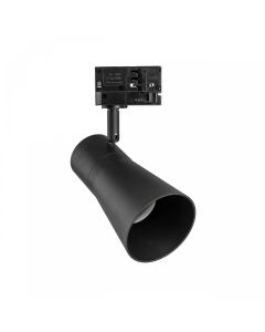 3-vaiheinen kiskovalaisin GU10 musta – 80×140×180 mm