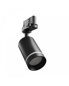 3-vaiheinen kiskokohdevalaisin GU10 musta – 60×101×169 mm