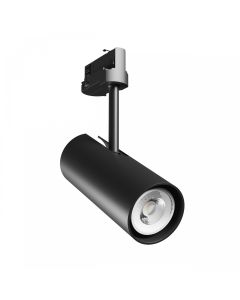 3-vaiheinen kiskokohdevalaisin GU10 musta – 65×160×232 mm
