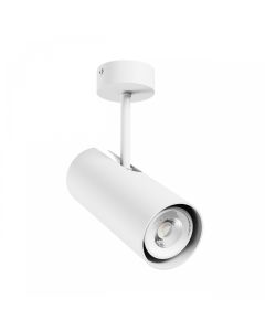 Pinta-asennettava kohdevalo GU10 – valkoinen – IP20 – 65×160×232 mm – ilman lamppua
