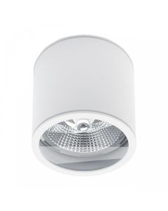 Pinta-asennettava kohdevalo AR111 GU10 – pyöreä – valkoinen – IP44 – 118×114 mm – ilman lamppua