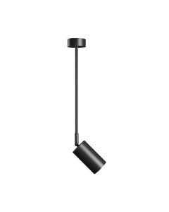 GU10-seinäspotti pitkällä varrella 450 mm – IP20 – musta