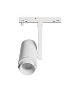 LED-kiskon kohdevalo säädettävällä säteellä kapealle kiskolle 7W K3000 48V Valkoinen