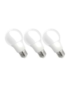 LED-lamppu E27 9W K3000 820 lm – 3 kpl