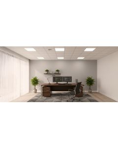 LED-paneeli 62x62 cm | 25W | 4000 lumenia | 160 lm/W | UGR<19 | Välkkymätön | 4000K