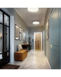 LED-kattovalaisin Nymphea Fusion 20/30/40W CCT IP44 Ø330 mm – Valkoinen