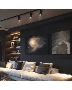 3-vaiheinen LED-kiskovalaisin 16W CCT 75 lm/W musta