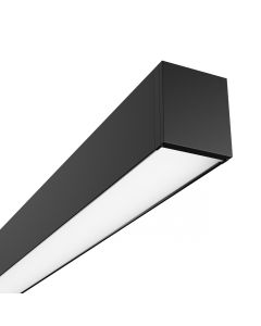 LED-lineaarinen kattovalaisin 24W CCT K3000/K4000/K6500 2400 lm 60 cm – Musta