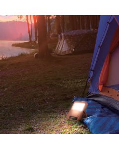 LED-rakennusvalaisin 10W 100 lm/W IP54 – kylmä valkoinen – oranssi