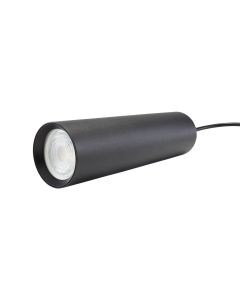 Riippuvalaisin GU10 3-vaihekiskoon Ø55 mm 1 m kaapelilla – Musta