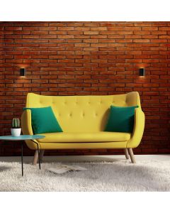 Seinävalaisin G9 – sylinteri – musta/kulta – IP20 – 101×81×100 mm – ilman lamppua