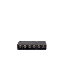 LED-ruudukkovalaisin kiskoon 6W K2700 48V 110 mm musta