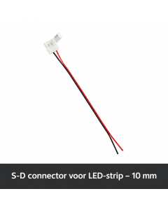 S-D-liitin LED-nauhalle – 10 mm
