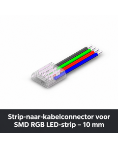 Nauha-kaapeliliitin SMD RGB LED-nauhalle – 10 mm