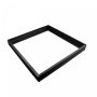 Pinta-asennettava LED-paneeli 60x60 cm musta