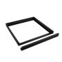 Pinta-asennettava LED-paneeli 60x60 cm musta – kuva 2
