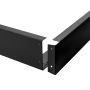 Pinta-asennettava LED-paneeli 60x60 cm musta – kuva 3