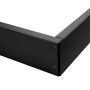 Pinta-asennettava LED-paneeli 60x60 cm musta – kuva 4