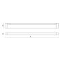 LED-valaisin 50cm 75 lm/W 5.3W IP20 – kuva 2