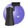 3-vaiheinen kiskovalaisin GU10 musta – 80×140×180 mm – kuva 7