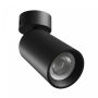Pinta-asennettava kohdevalo GU10 – musta – IP20 – 60×135 mm – ilman lamppua