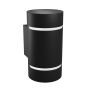 Seinävalaisin G9 – pyöreä – musta – IP20 – 80×150 mm – ilman lamppua – kuva 3