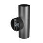 Seinävalaisin GU10 2-osainen – pyöreä – musta – IP20 – 55×160×90 mm – ilman lamppua – kuva 5