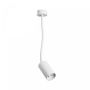 GU10-seinäspotti taipuisalla varrella 410 mm – IP20 – valkoinen