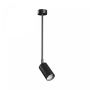 GU10-seinäspotti pitkällä varrella 450 mm – IP20 – musta