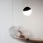 LED-pallomainen riippuvalaisin kiskoon 6W CCT 48V Ø100 mm himmennettävä musta – kuva 9