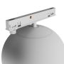 LED-pallovalaisin kapealle kiskolle 7W K3000 48V Ø100 mm valkoinen – kuva 5