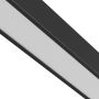 Pitkänomainen LED-kiskovalaisin kapealle kiskolle 20W K3000 48V 600 mm musta – kuva 5