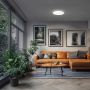 LED-kattovalaisin Nymphea Flat Duo 24W CCT 2400 lm IP54 Ø292 mm – Valkoinen – kuva 2