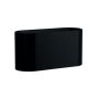 Seinävalaisin G9 – soikea – musta – IP20 – 80×80×160 mm – ilman lamppua